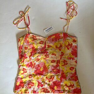 Old Navy Floral Linen Top